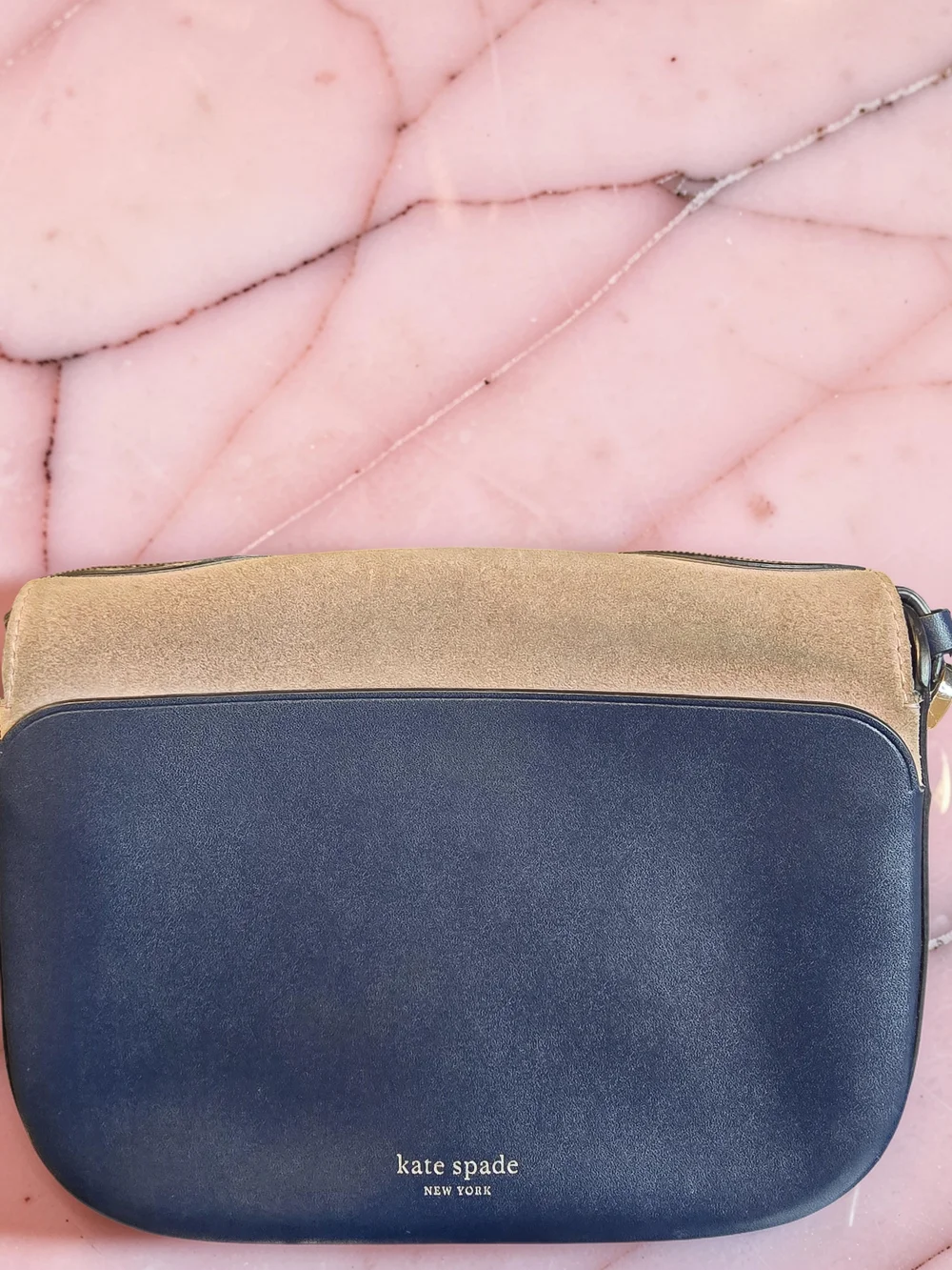 Kate Spade Nadine Patchwork Medium Shoulder Bag - Suede